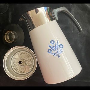 Two piece vintage coffee pot set